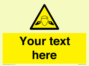 Custom Noise Hazard Sign